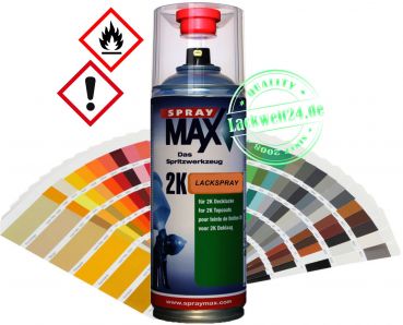 2K-Acryl-Lackspray Renault (QM1) Blanc Glace, in 4 Glanzstufen wählbar, 400ml Sprühdose