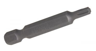 Torx-Bit T20, Länge: 50mm, Langbit, (Antrieb: Aussensechskant 6,3mm)