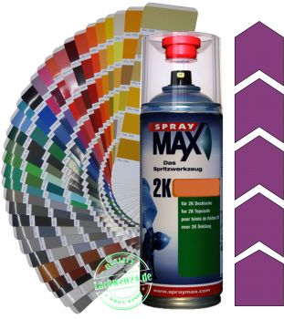 2K-Acryl-Lackspray RAL 4010 Telemagenta, 4 Glanzstufen wählbar, 400ml Sprühdose