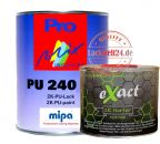 MIPA/eXact 2K-Acryl-Lack Set, Citroen (nach Farbauswahl), 1kg Lack + 0,5 Liter Härter, (4 Glanzstufen wählbar)